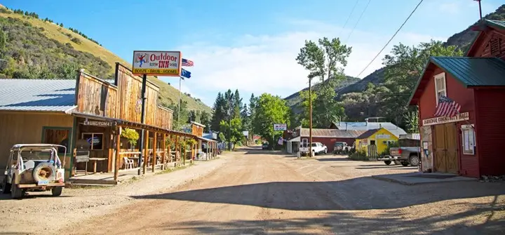 The quaint and scenic town of Jarbidge