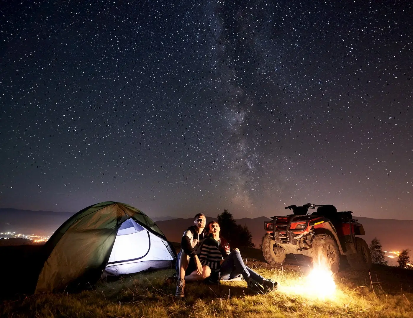 Camping Under The Stars